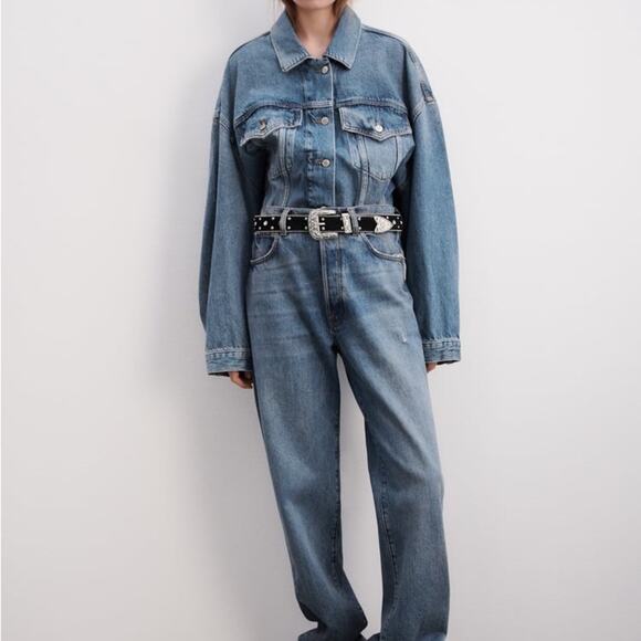 ZARA DENIM JACKET ZW LIMITED EDITION - Picture 6 of 8